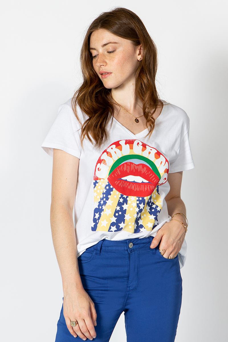 TEE SHIRT RACHELLE LIPS