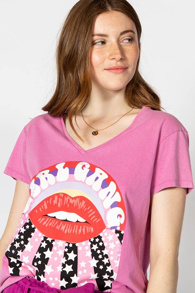 TEE SHIRT RACHELLE LIPS