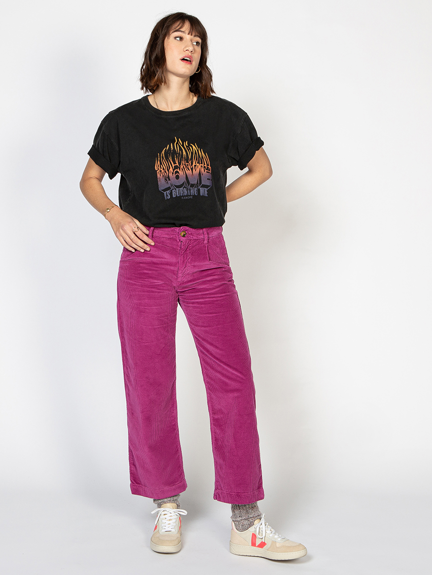 PANTALON ABIGAELLE VELOURS