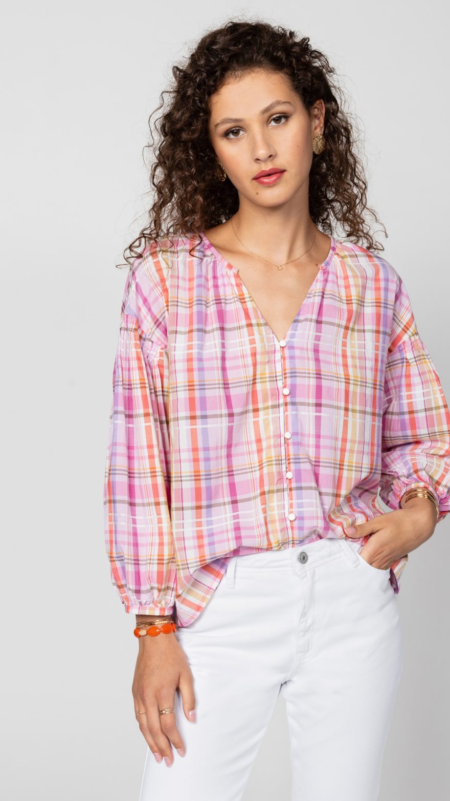 CHEMISE REBECCA CARREAUX