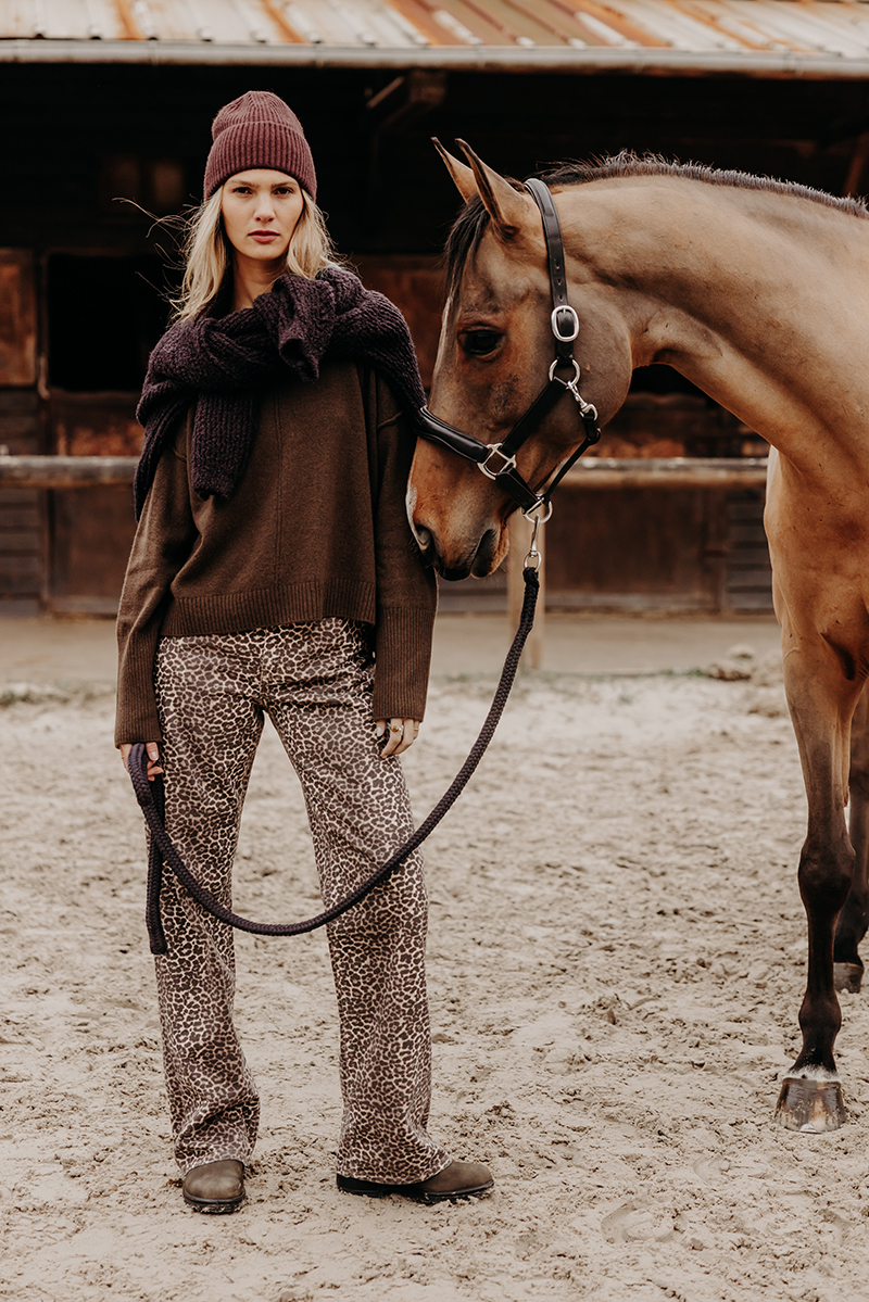 PANTALON ANOUK LEOPARD