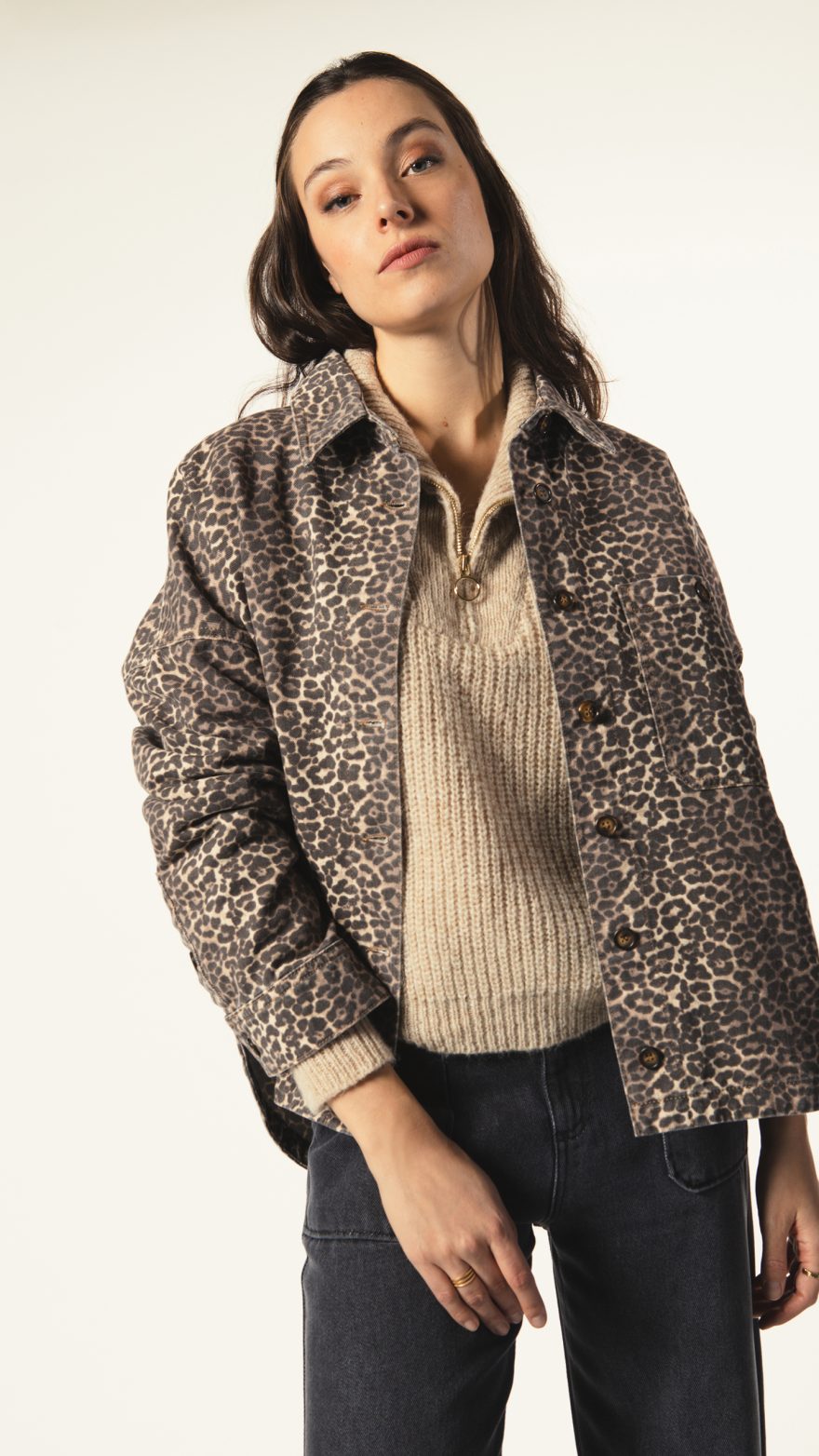 CHEMISE AYANA LEOPARD
