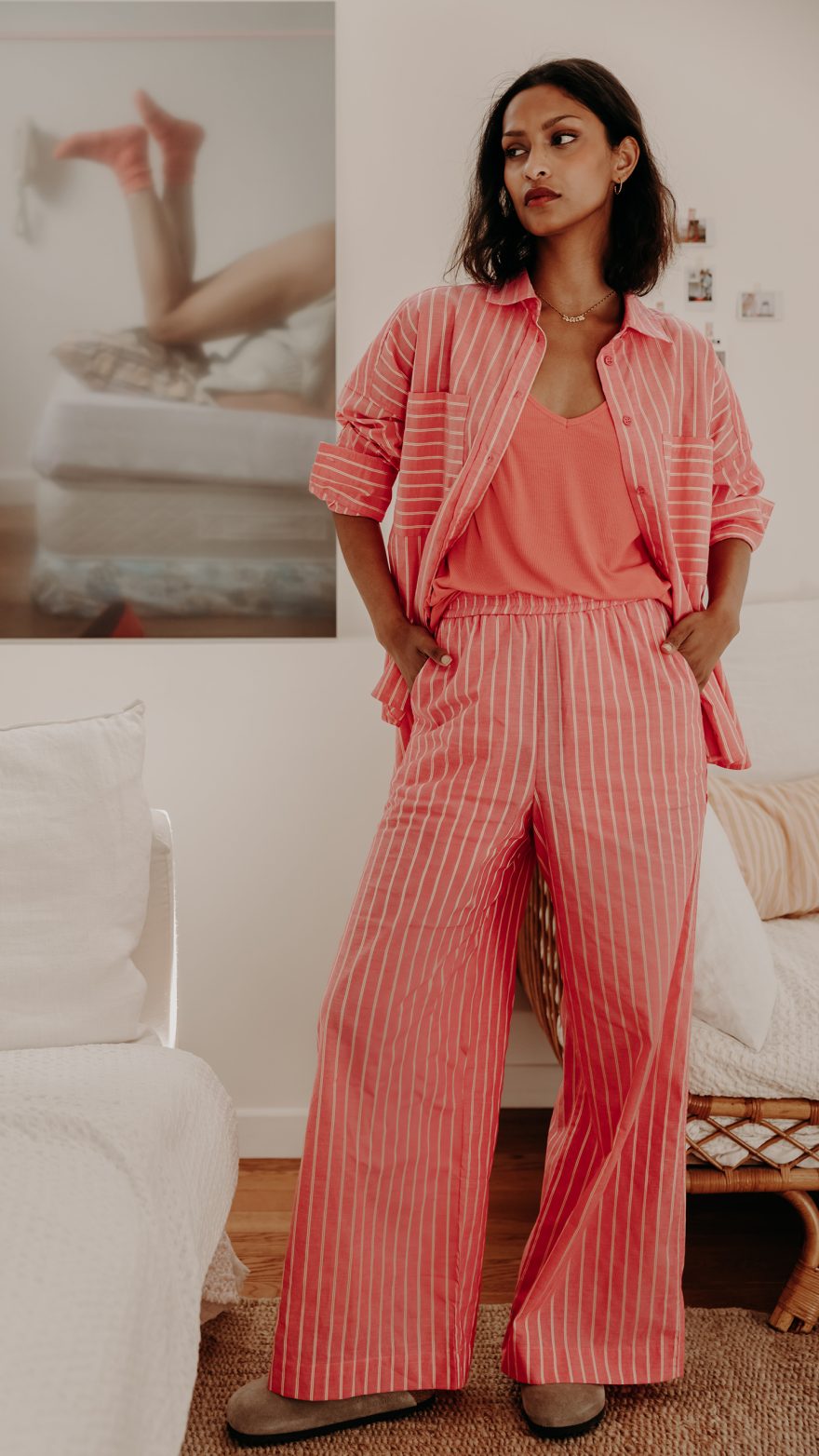 PANTALON FLORE CAPRI